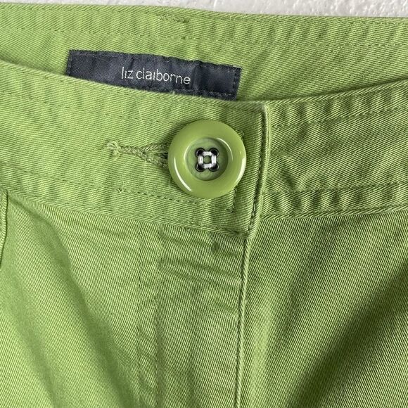 Liz Claiborne Green Audra Jeans Size 10 EUC - Picture 4 of 8